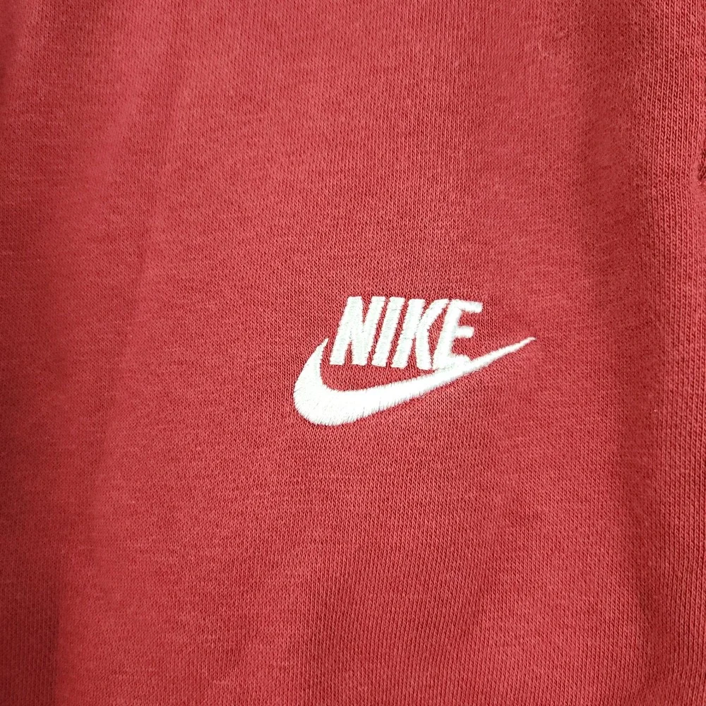 Nike Mens Small Jogger Sweatpants Red Pull On Soft Embroidered Swoosh Sportswear - Picture 3 of 10